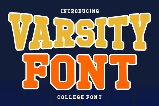 Varsity Font